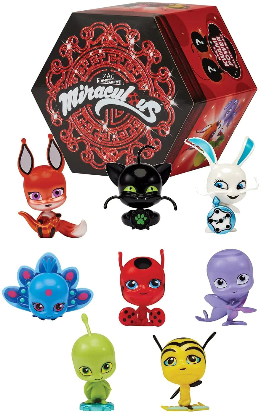 Miraculous Lady Bug Kwami Collectibles  W8