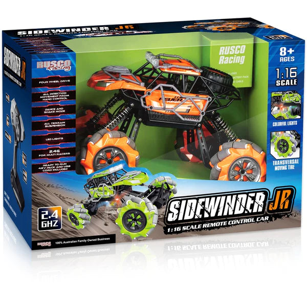 Rusco Racing 1/16 R/C Sidewinder Rock Crawler Reg 3xAA batteries