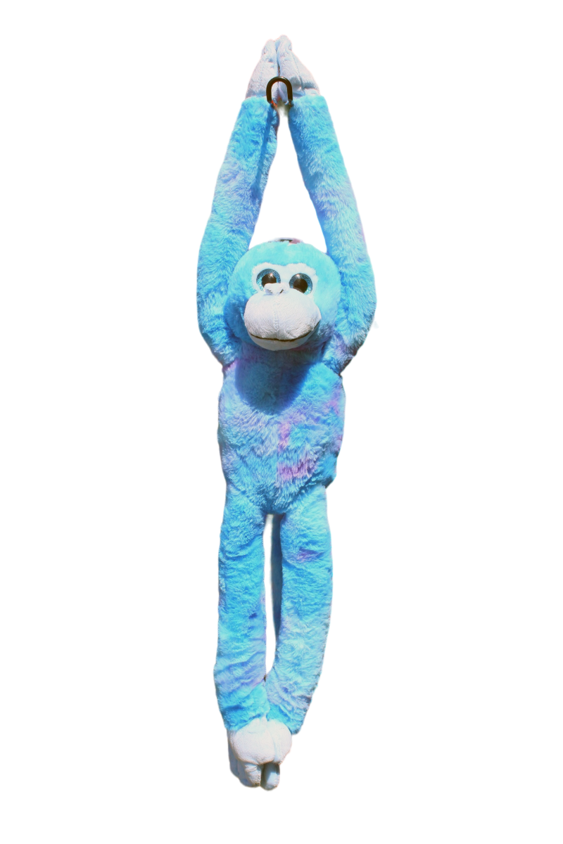 Hanging Monkey Blue Multi PETER