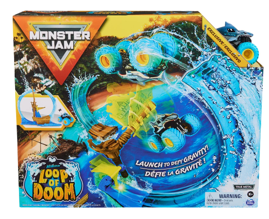 Monster Jam Megalodon Loop of Doom Stunt Playset