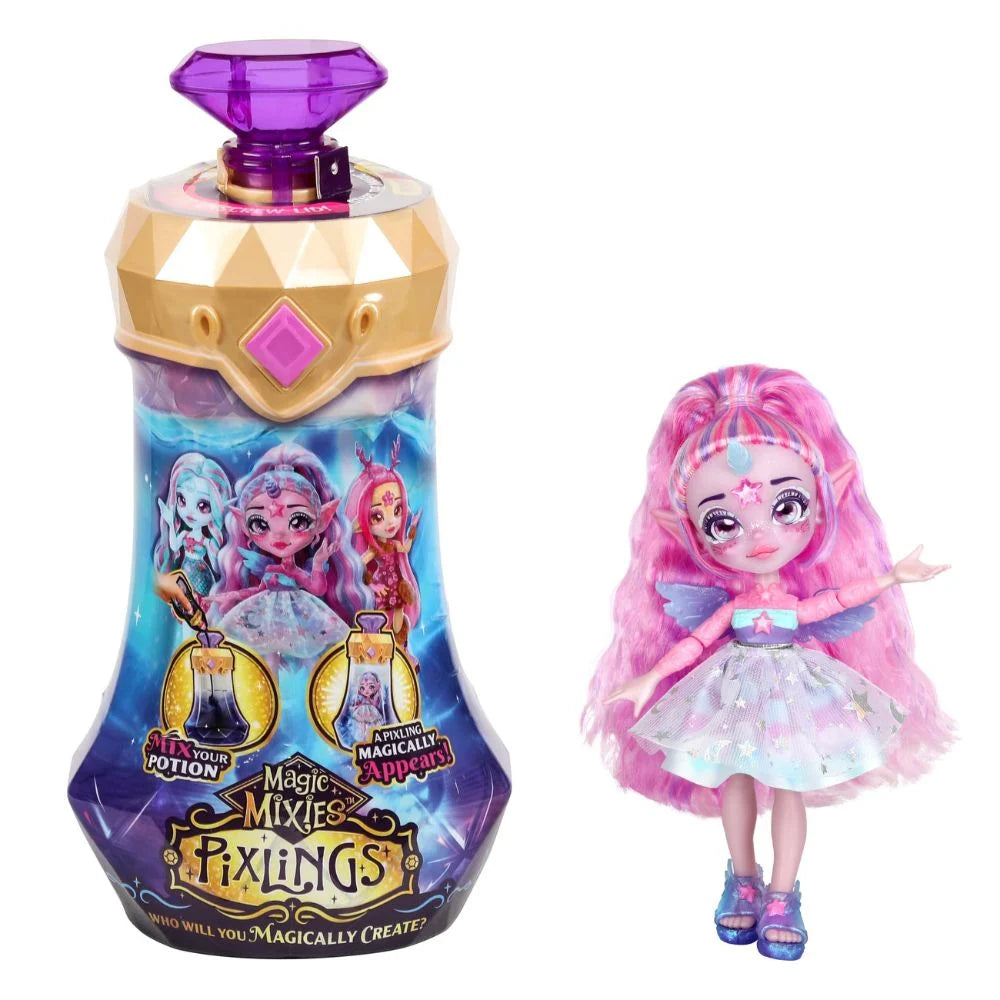 Magic Mixies Pixlings Doll S1 Unia The Unicorn Purple Diamond