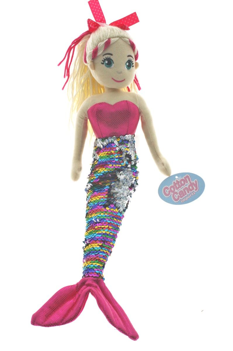 Sequin Mermaid 45cm Pink/Rainbow ISLA