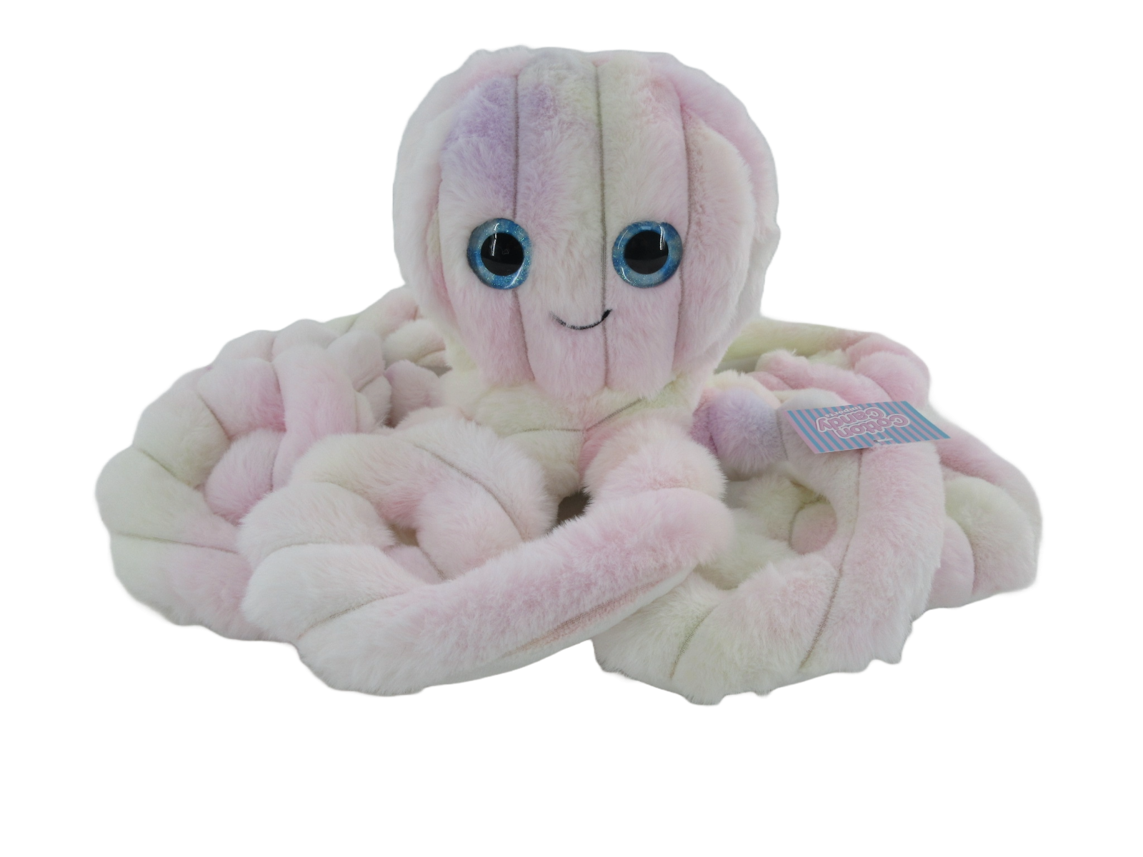 Cotton Candy 50cm Tie-Dyed Pale Rainbow Octopus TENTY
