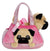 Fancy Pals Pug in Pink Pug Bag