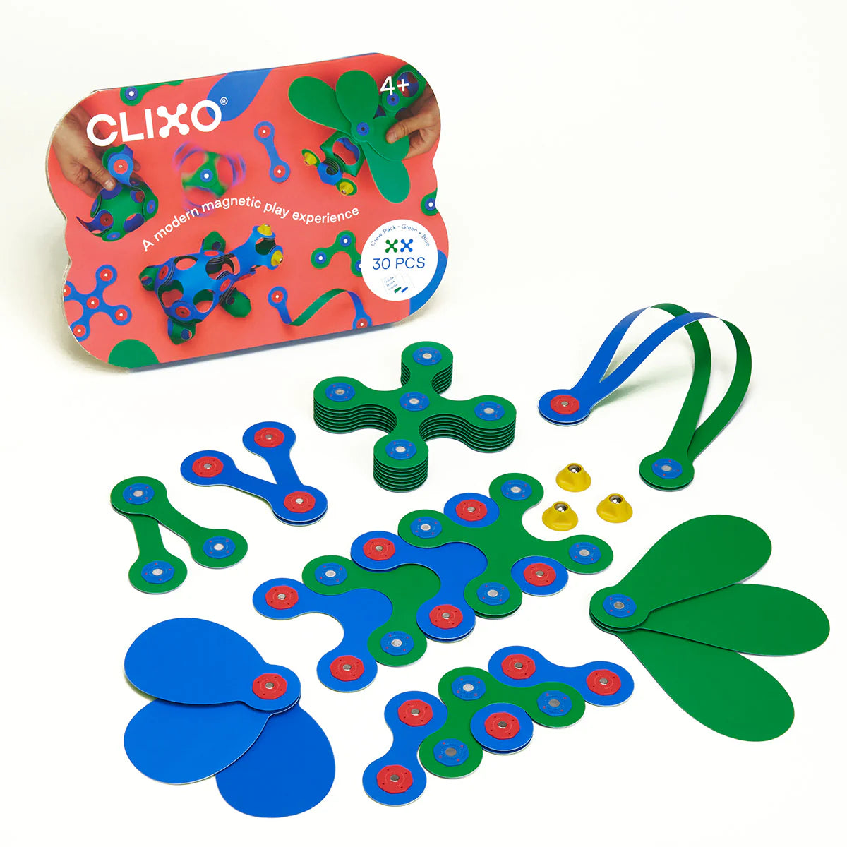 CLIXO Crew Pack Green and Blue 30pc