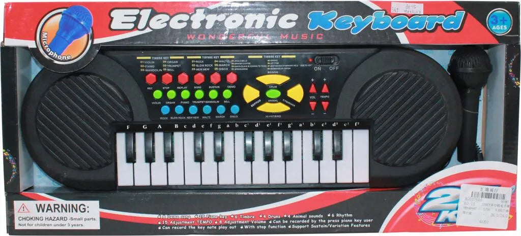 Electronic Organ 25 Key Keyboard 3 AA Batteries Req