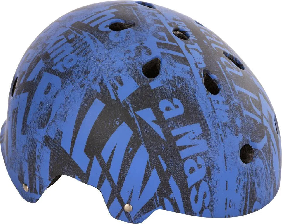 Bike/Skate Helmet Rosebank Shakedown 54-58cm Blue Graffiti