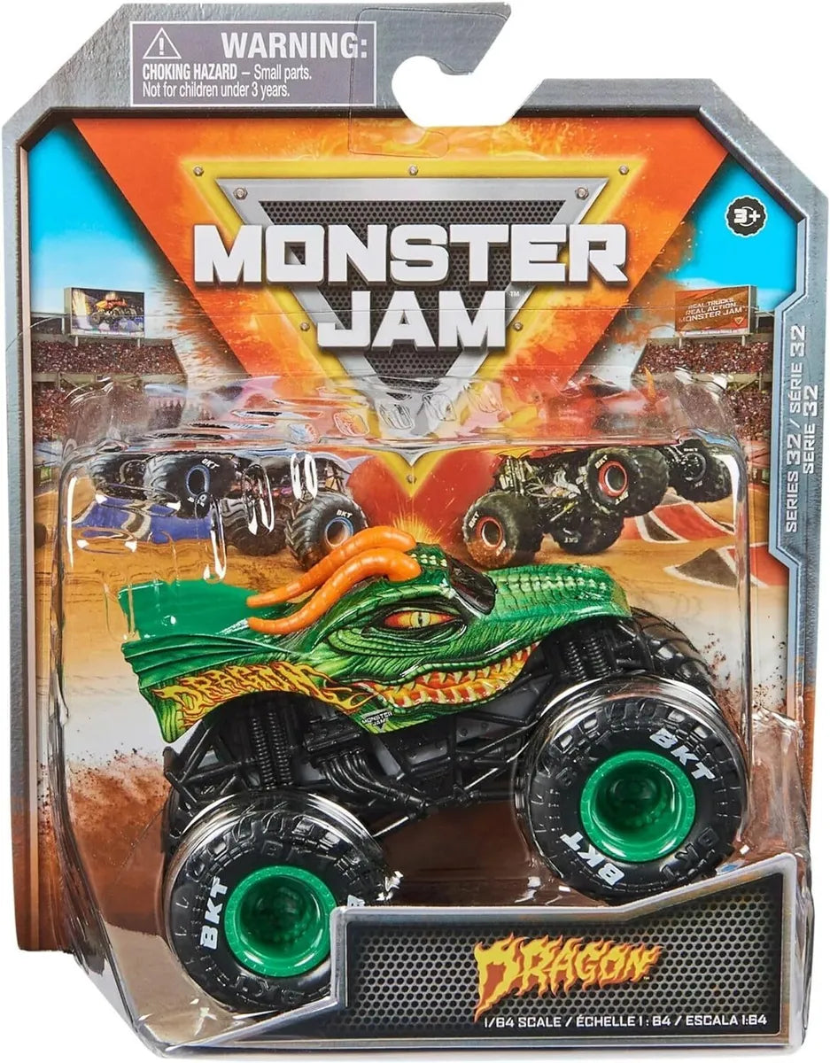 Monster Jam 1/64 Vehicles Dragon