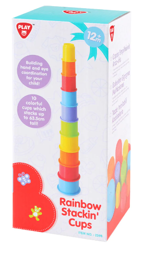 PLAYGO TOYS ENT. LTD. Rainbow Stacking Cups