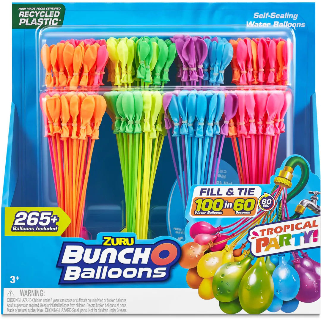 Zuru Bunch O Balloons Tropical Party 8pk / 265+ Balloons