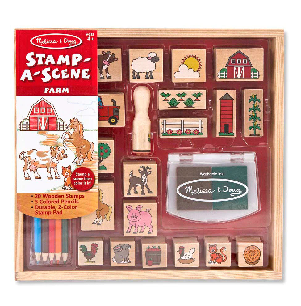 M&D 8592 Farm Stamp Set