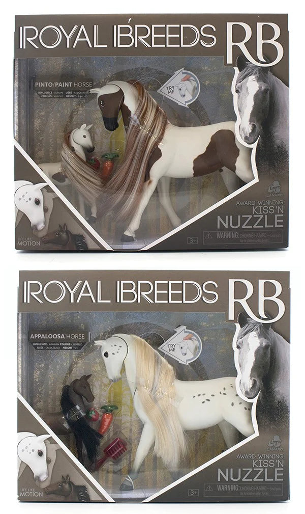 Royal Breeds Kiss N Nuzzle Horse & Foal Set Asstd