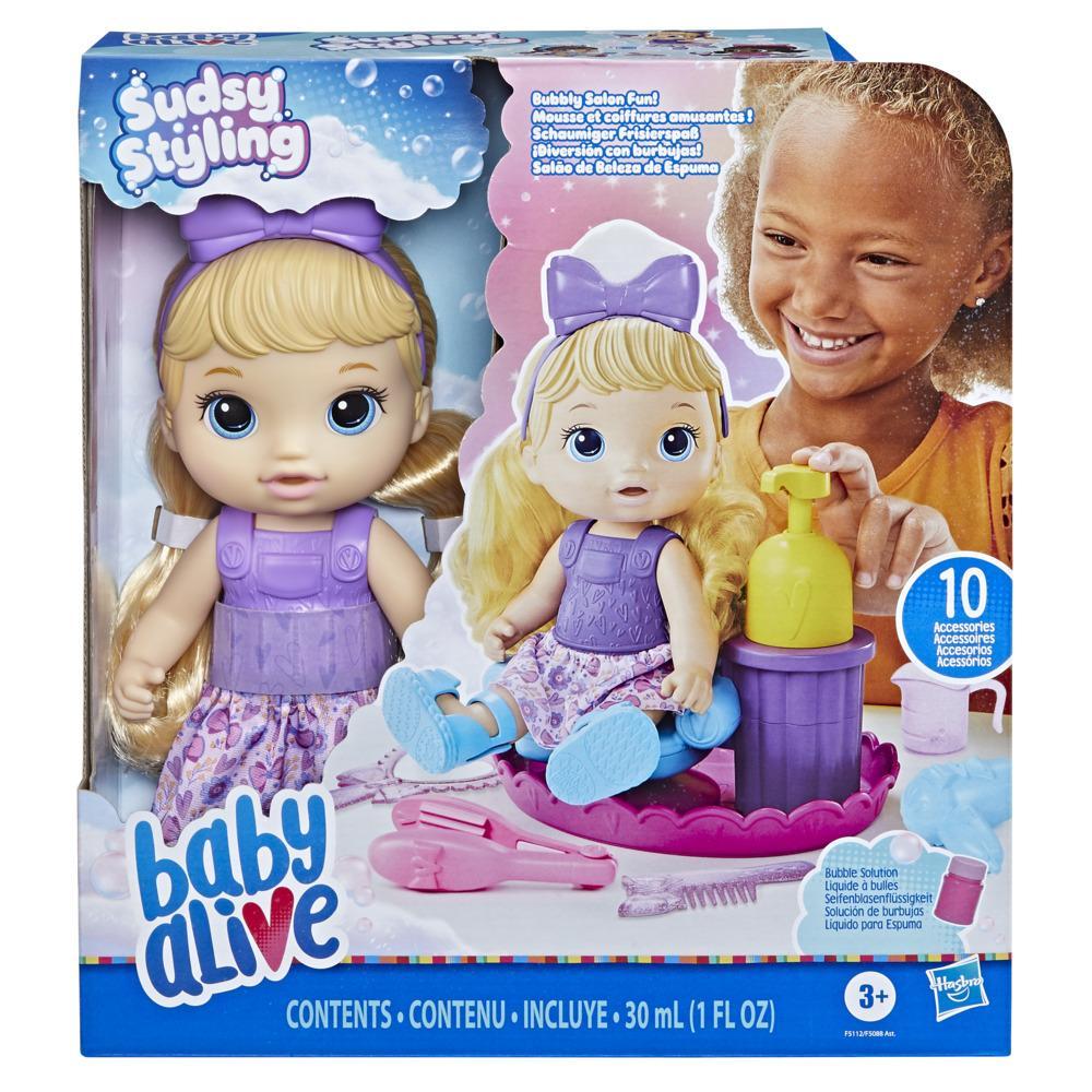 Baby Alive Sudsy Styling Blonde Hair Baby