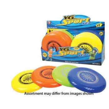 Plastic Frisbee 10inch Asst Colours