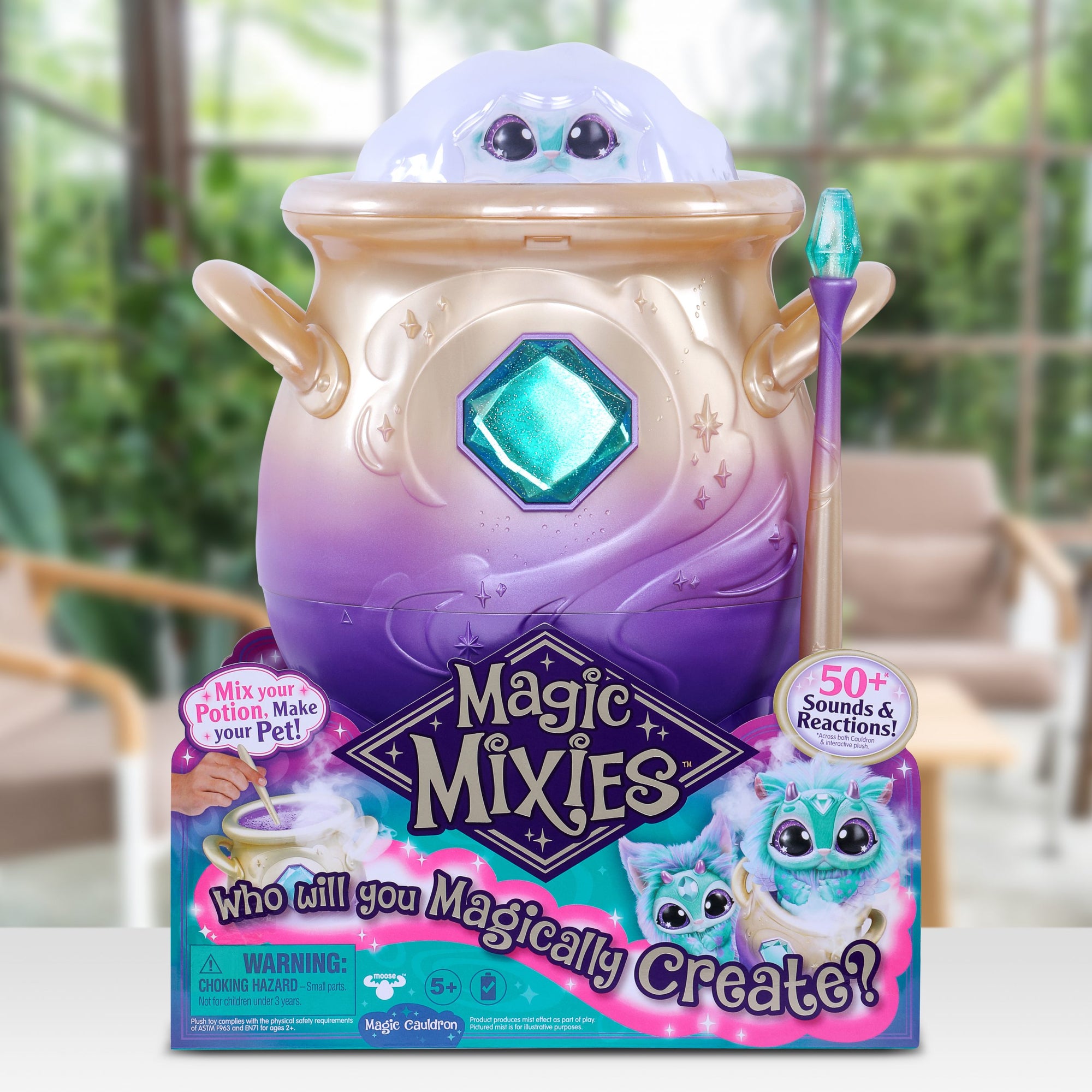 Magic Mixies Magic Cauldron Blue requires charge before first use