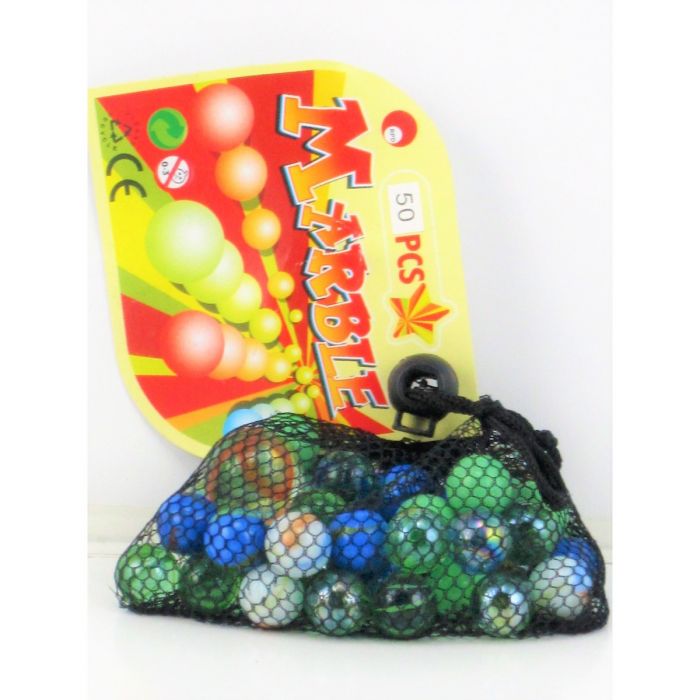 Marbles in bag 50pce