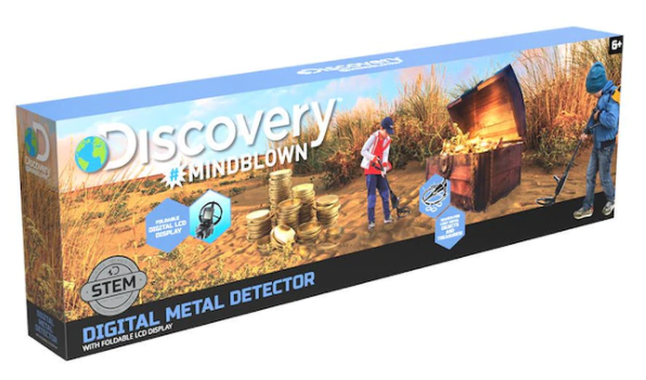 Discovery Mindblown Digital Metal Detector Req 1 x 9v Battery