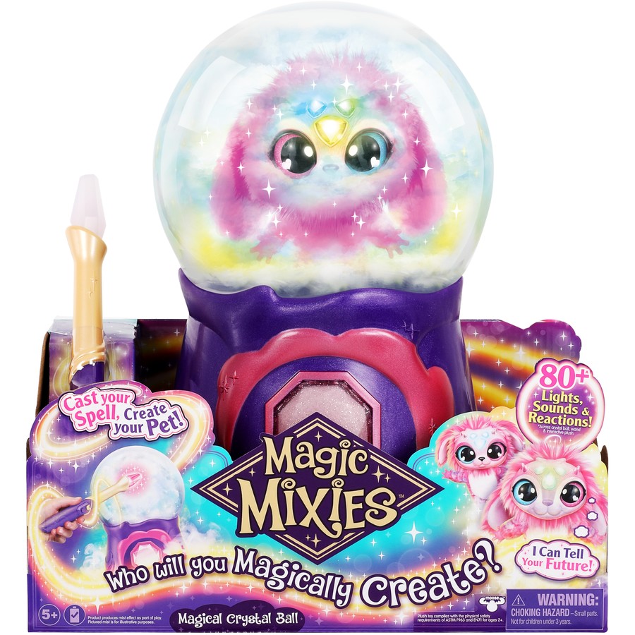 Magic Mixies Crystal Ball Pink Batteries Included