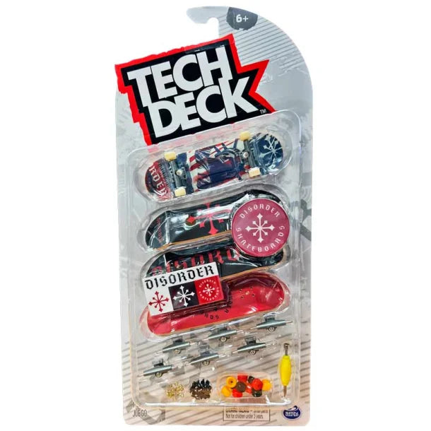 Tech Deck 4 Pack Multipack Disorder