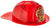 Peterkin Classic Fire Chief Red Helmet