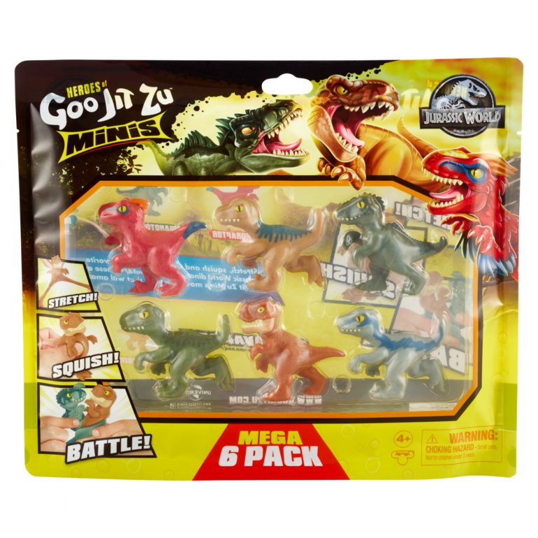 Goo Jit Zu Jurassic World Minis Mega 6pk