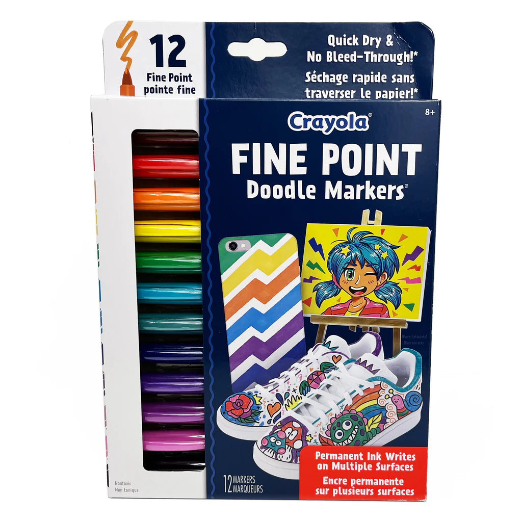 Crayola Fine Point Markers 12 Pack