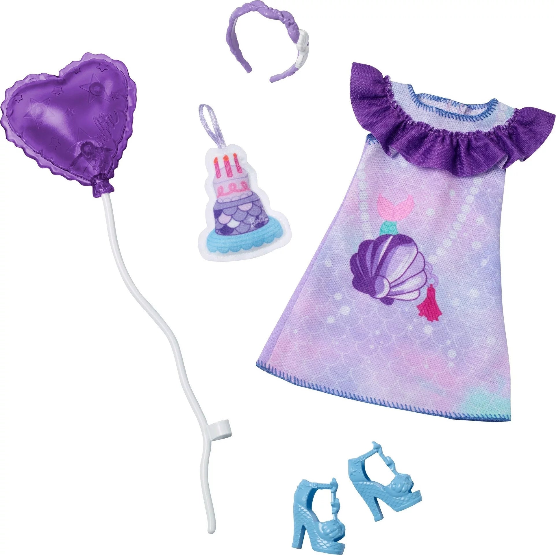 My First Barbie Fashion Purple Outfit with Cake Cushion