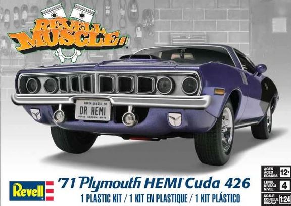 Revell 1/24 1971 Plymouth Hemi Cuda 426