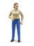 Bruder 60408 Woman with Light Skin & Blue Jeans