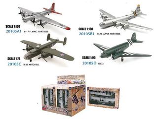WW2 Bomber Model Kits Assorted