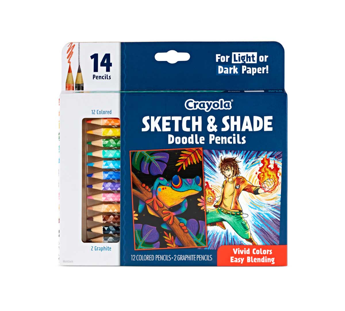 Crayola Sketch And Shade Pencils 14 Pack