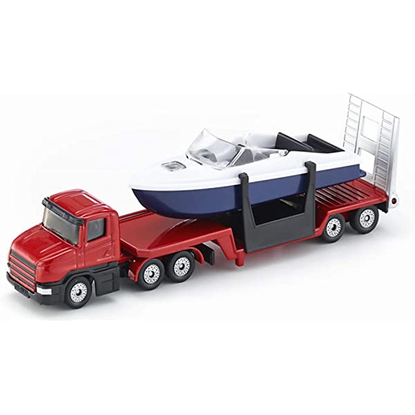 Siku 1613 1/87 Low Loader With Boat