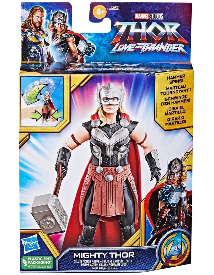 Thor Love and Thunder Deluxe Action Figure Mighty Thor