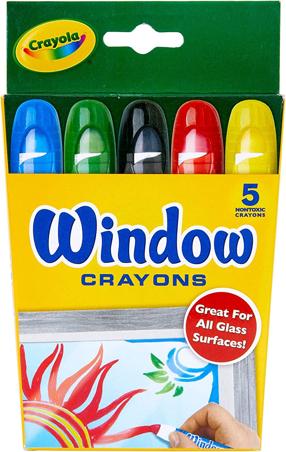 Crayola 5 pack Washable Window Crayons