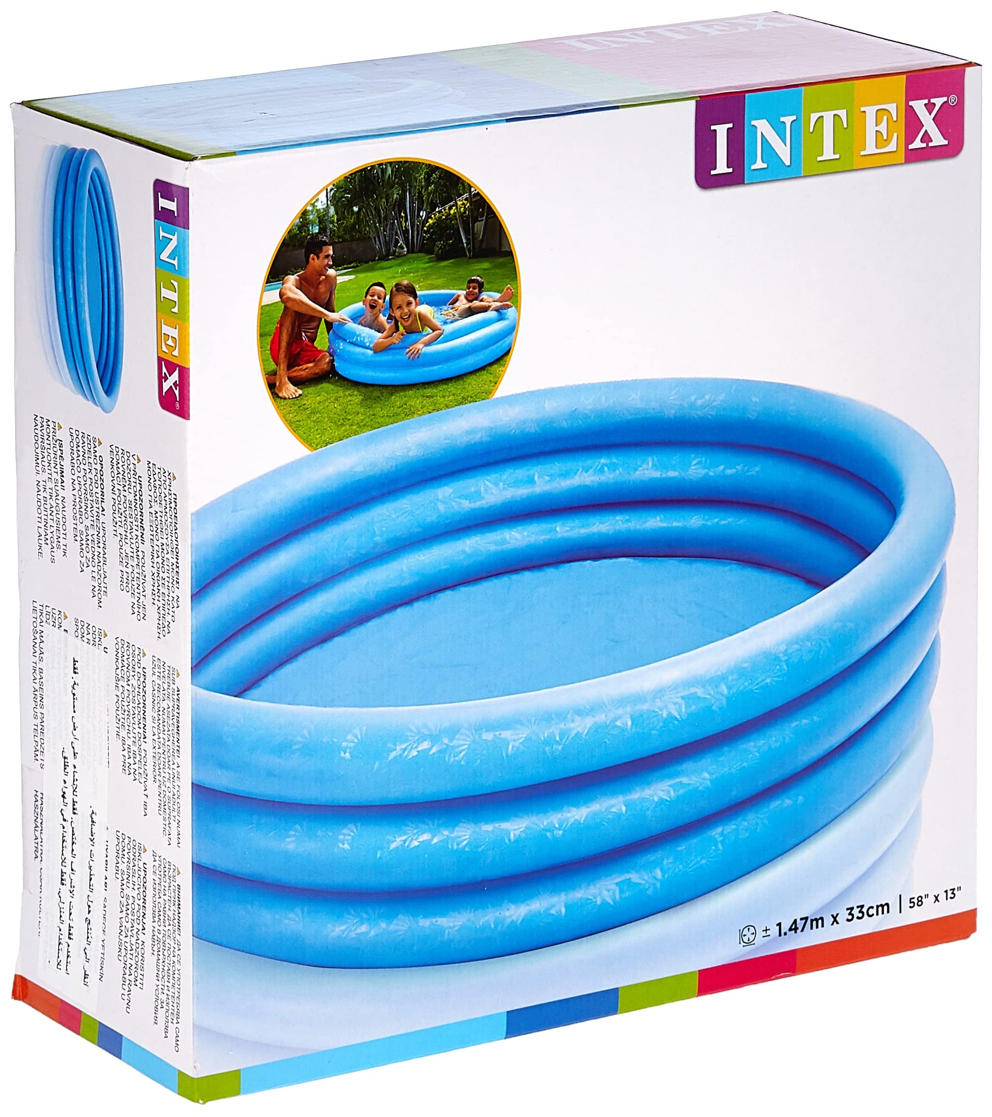 Intex Crystal Blue Round Pool 1.47m x 33cm