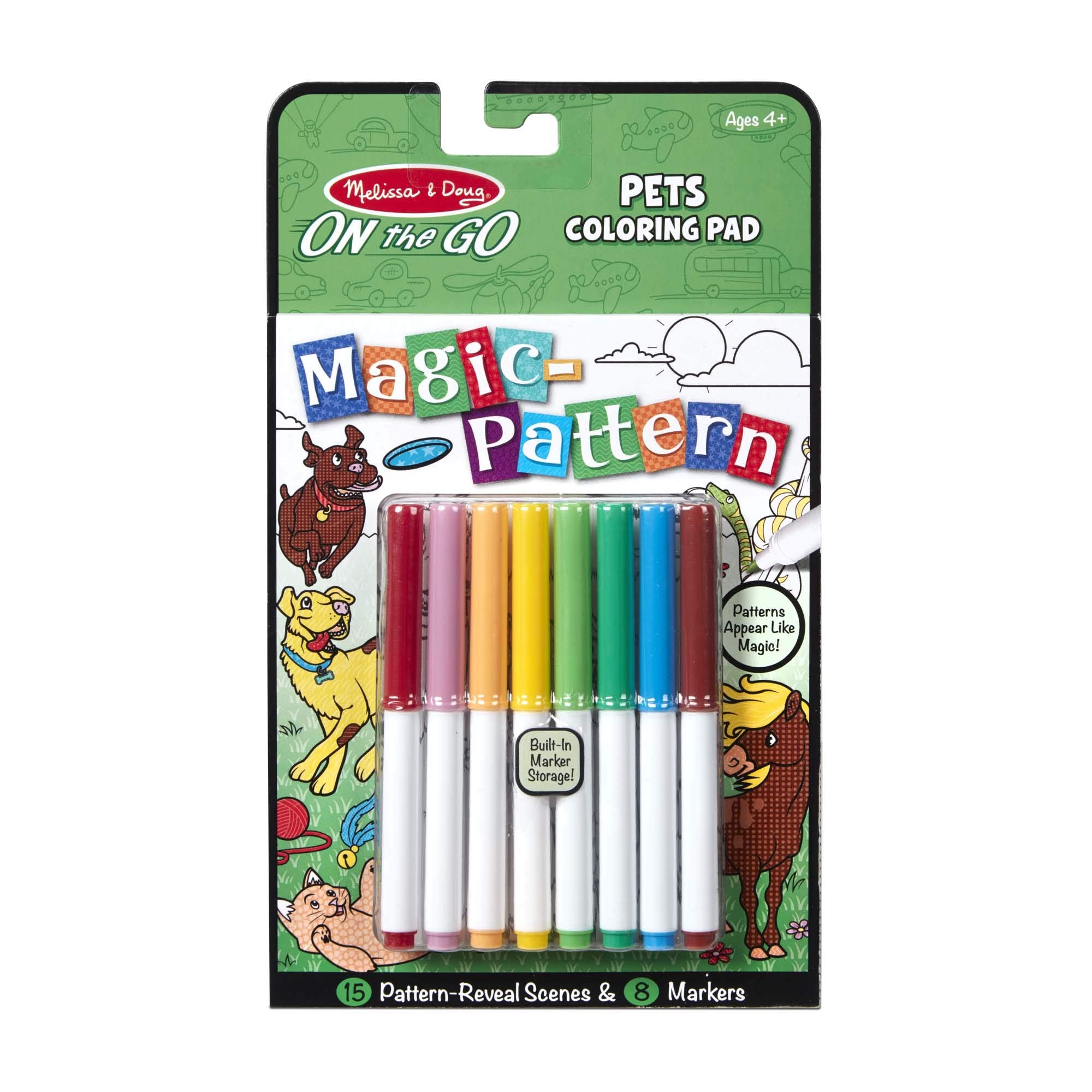 M&D 30311 On The Go Pets Colouring Pad