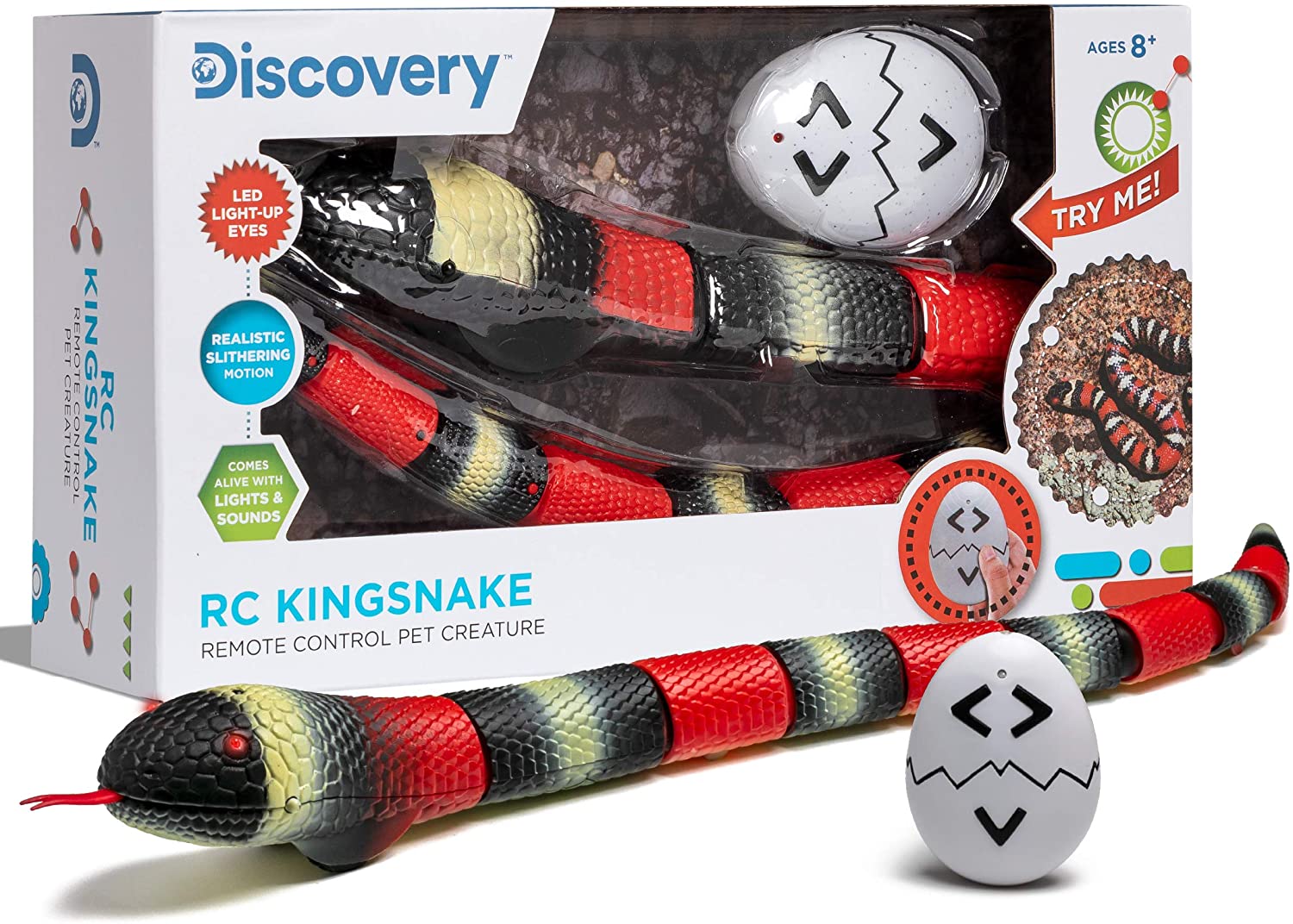 Discovery RC King Snake Req 6 AAA Batteries