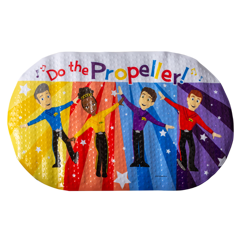 Bath Mat Oval The Wiggles - New Design