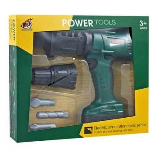 Power Tools Battery Operated Drill with Attachments Req 2 x AA Batteries