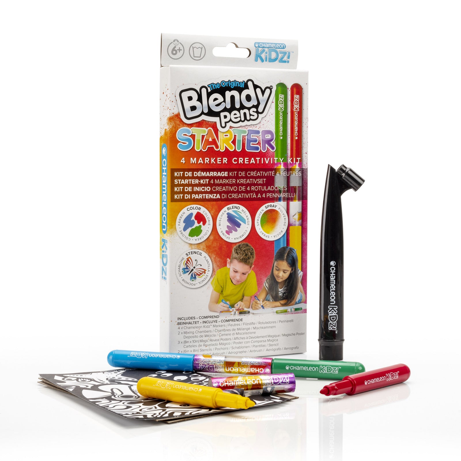 Blendy Pens 4 Marker Starter Creativity Kit