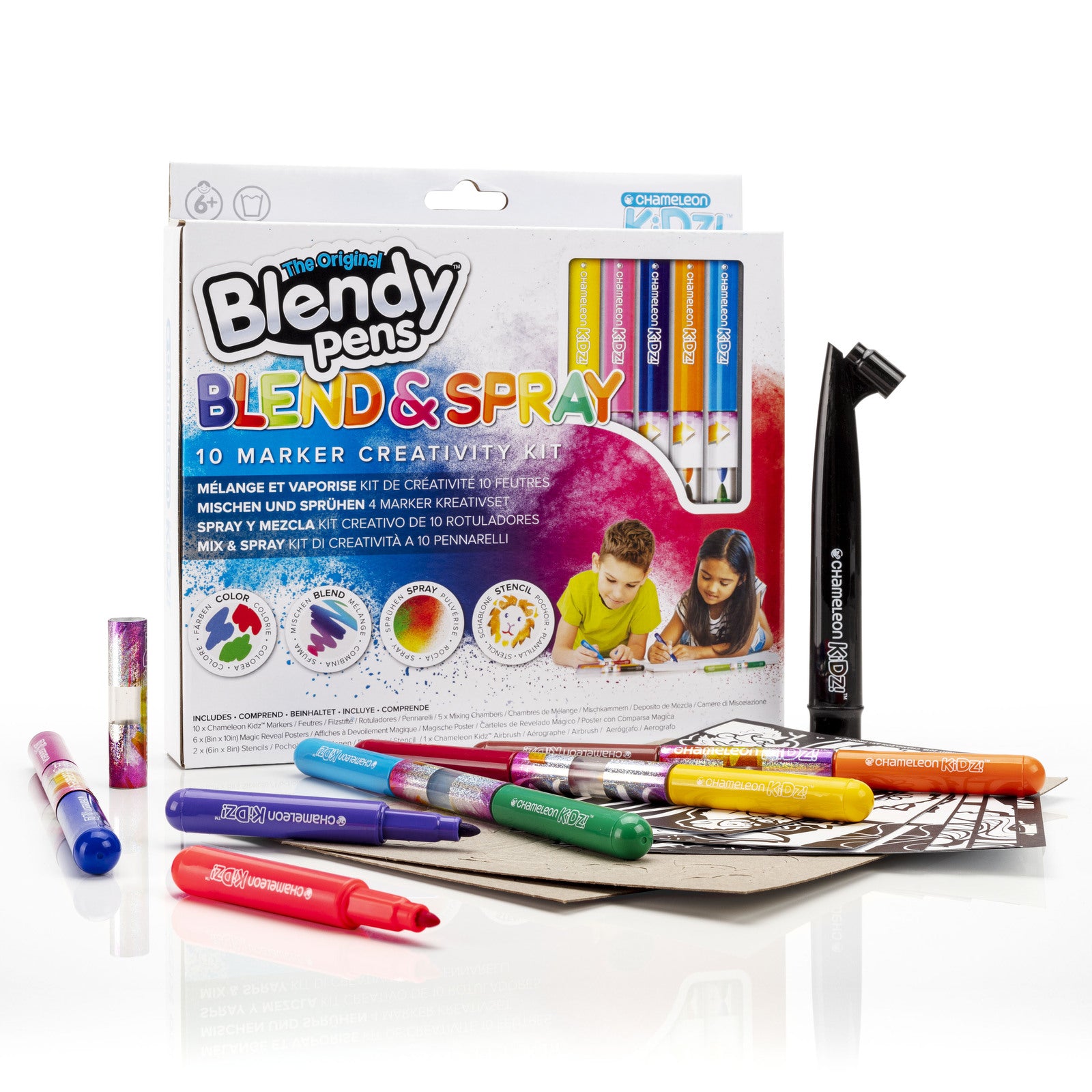 Blendy Pens Blend And Spray 10 Marker Creativity Kit