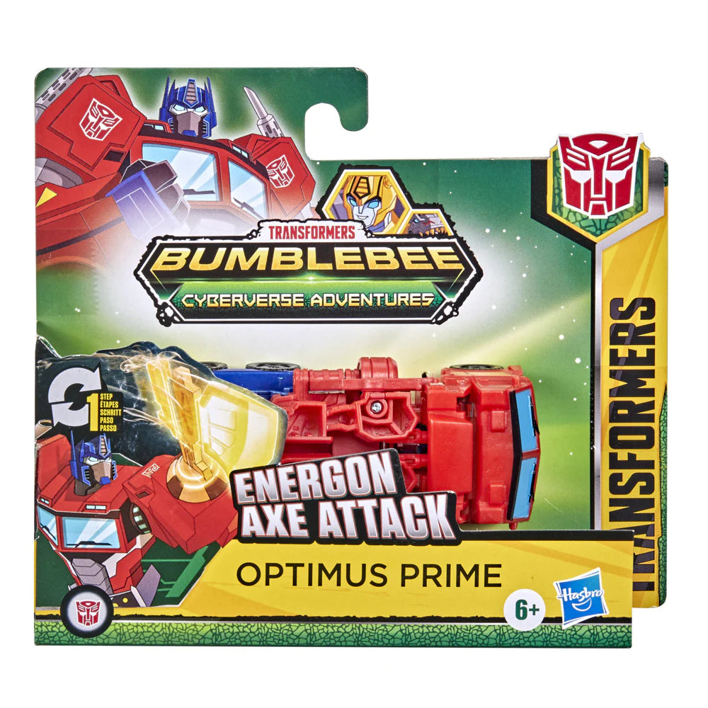 Transformers Cyberverse 1 Step Energon Axe Attack Optimus Prime