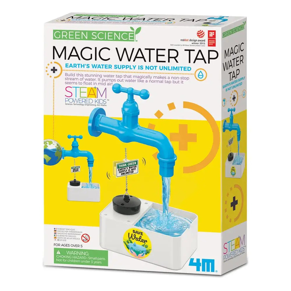 4M Green Science Magic Water Tap (Req 2 AAA batteries)