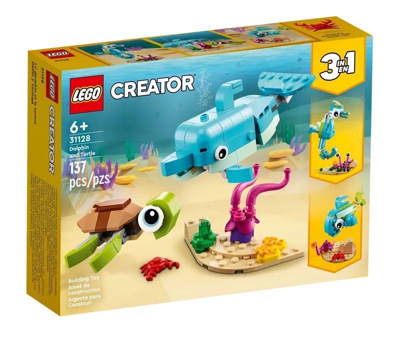 Lego 31128 Creator Dolphin and Turtle