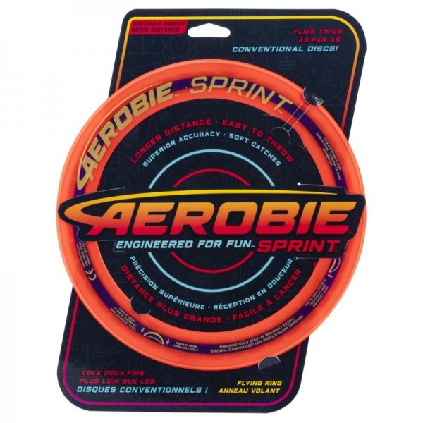 Aerobie Sprint Wow 10in Frisbee Orange