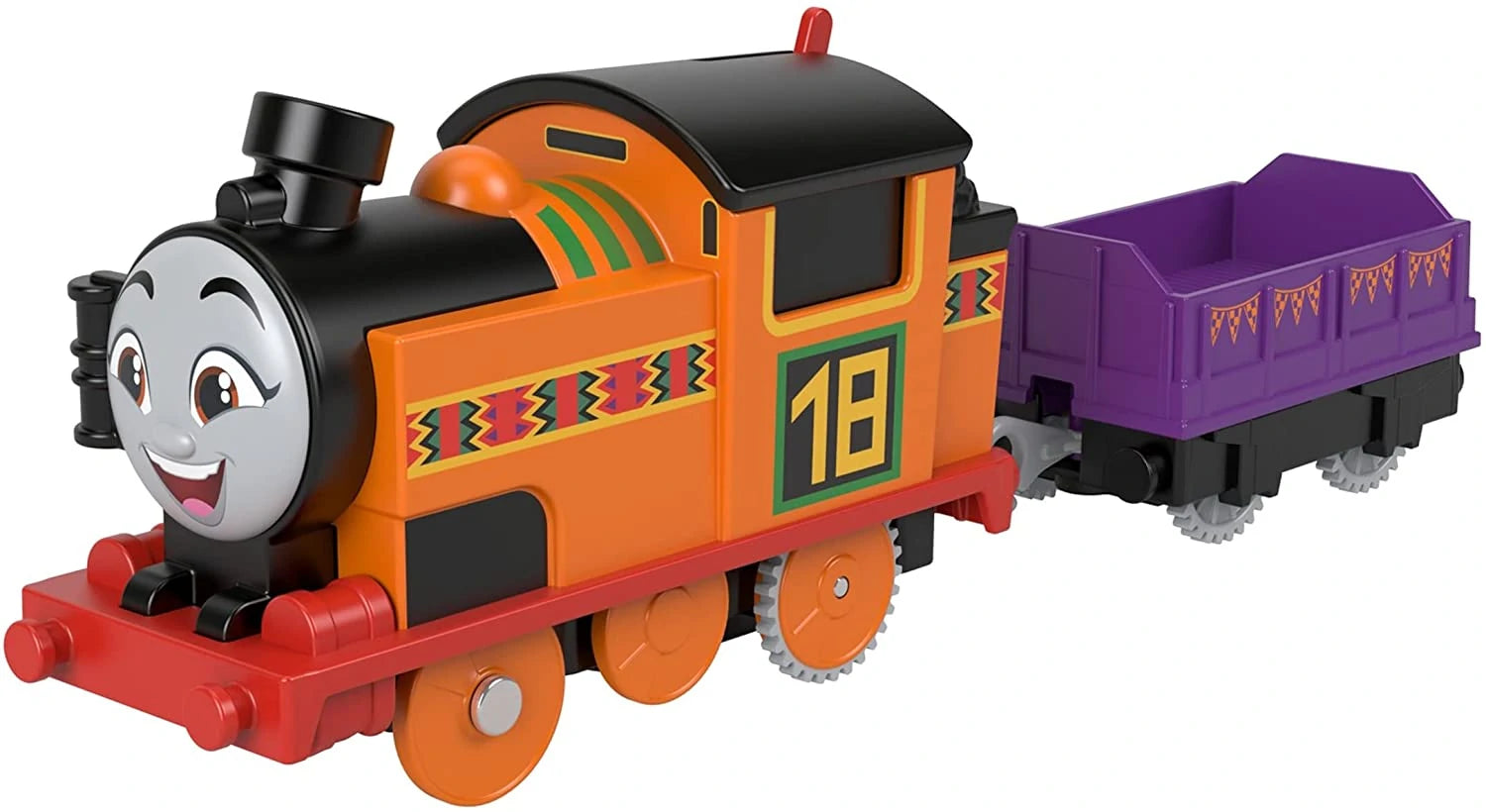 Thomas Motorized Nia requires 2 x AAA batteries