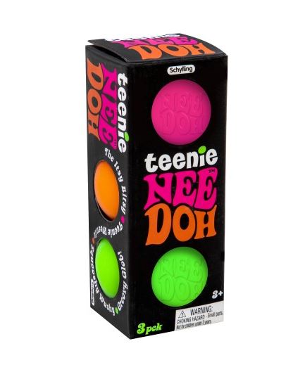 Schylling Teenie Nee Doh 3 Pack Assorted Colours
