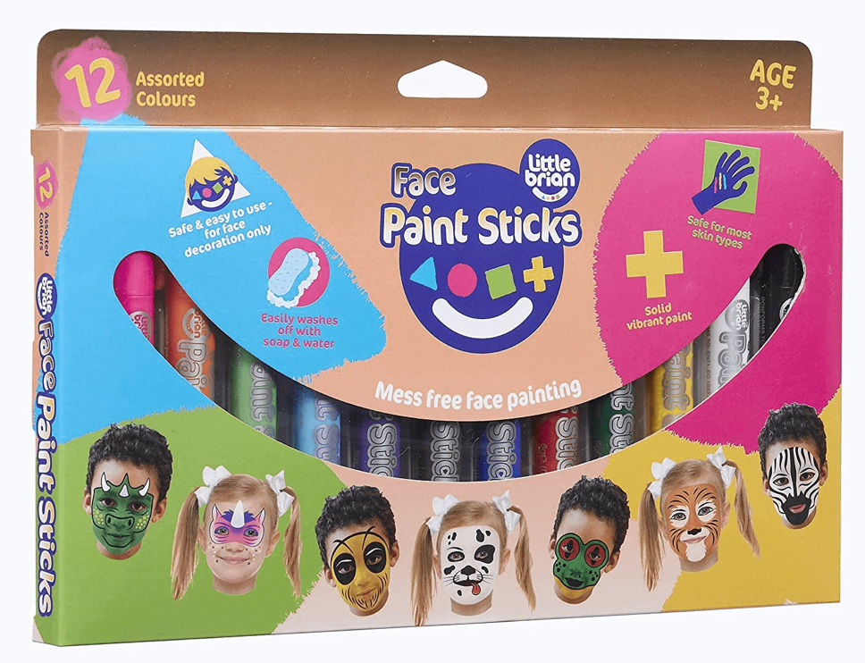 Little Brian Face Paint Sticks 12pk