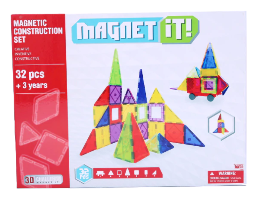 Magnet It Magnetic Construction Set 32pce