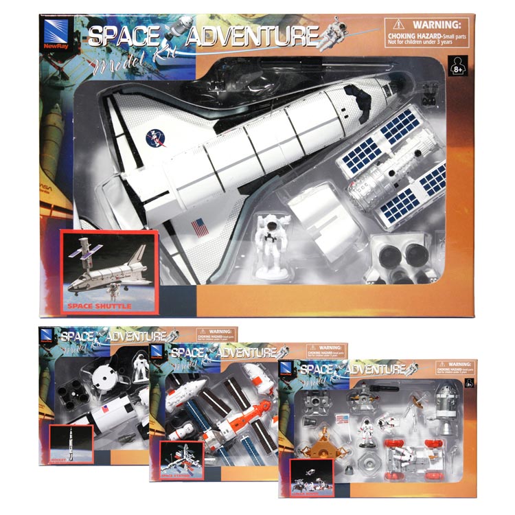 Space Adventure Model Kit Asst